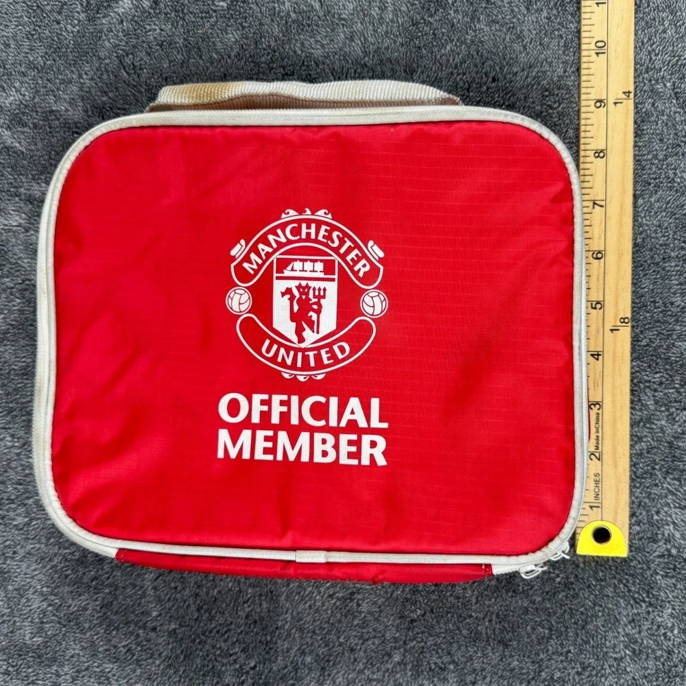 Manchester United Official Member Red Insulated Lunch Bag Fred the Red Mascot‎